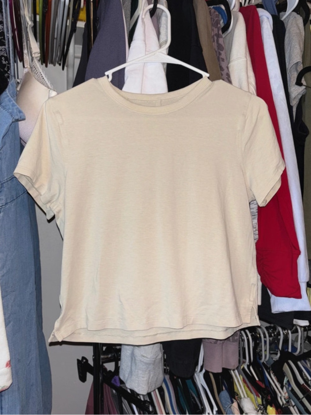 Lululemon Classic Women's Crewneck Tee - Cream